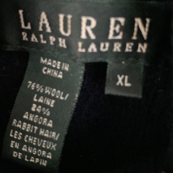 Ralph Lauren Cable Knit Turtleneck XL - Picture 2 of 5